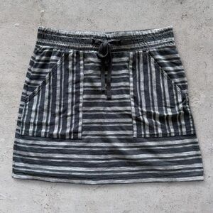 loft striped lounge skirt